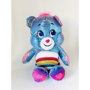 Cheer‎ Bear Sequined Care Bears 14" Plush Stuffed Toy